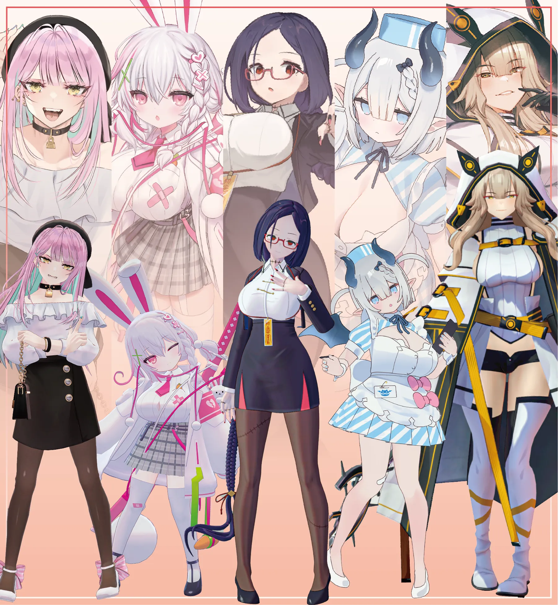 Boo Boo Bougainvillea - VRアバターキャラクターのコレクション